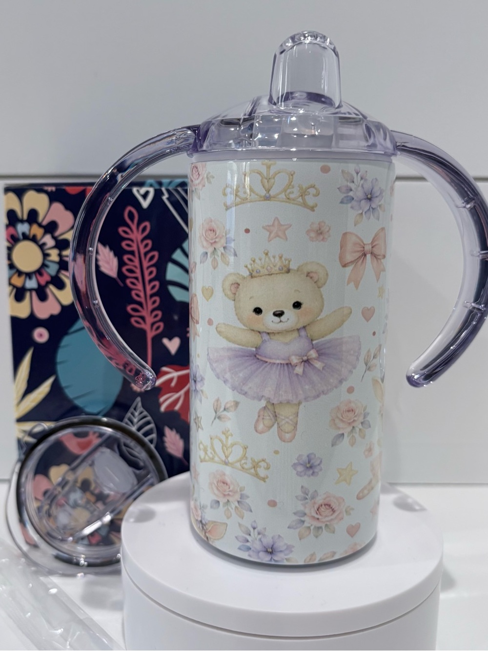 Baby Bear Ballerina Sippy Cup, Girls Gift